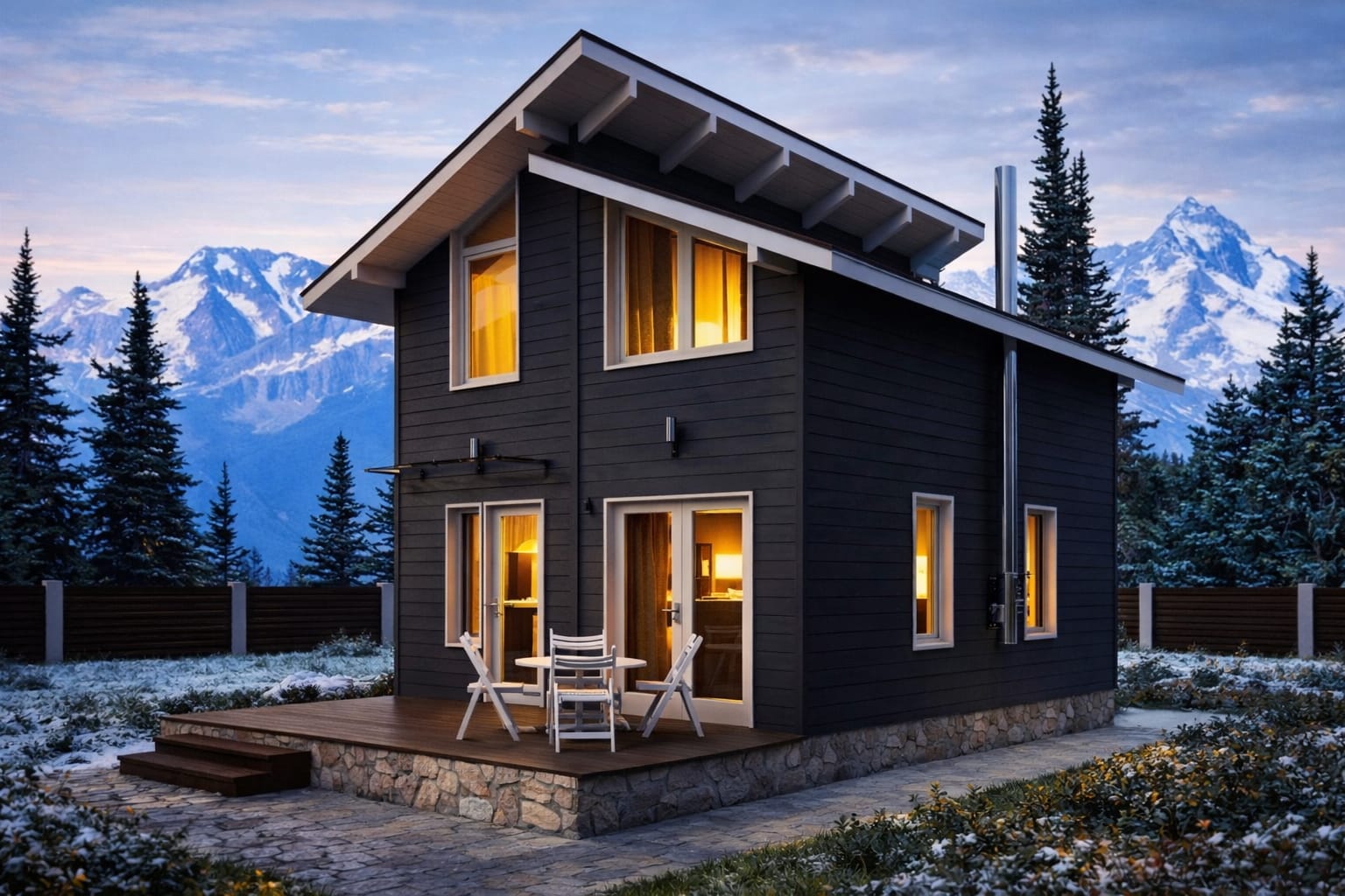 Норвежский Дом-Баня 60 Skandis