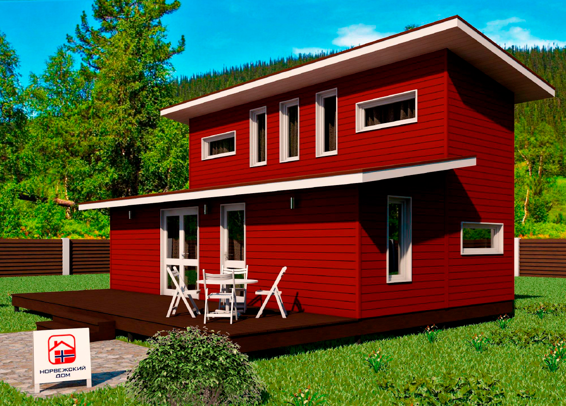 Норвежский Дом-Баня 64 Modum