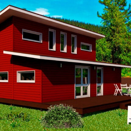 Норвежский Дом-Баня 64 м² Modum