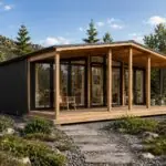 Альпийское Шале 81 м² FERN планировка