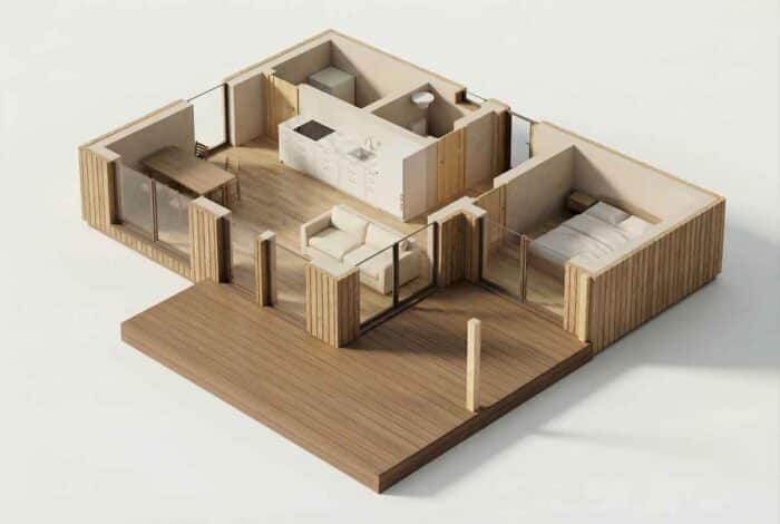 Карелия 61 м² Modum 1-й Этаж