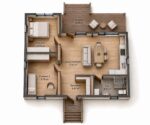 Скандинавия 65 м² Skandis 1-й Этаж